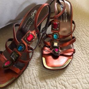 Multi color sandal